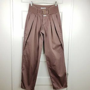 Girbaud Vintage 90's Pleat Front Pants Mauve 7/8